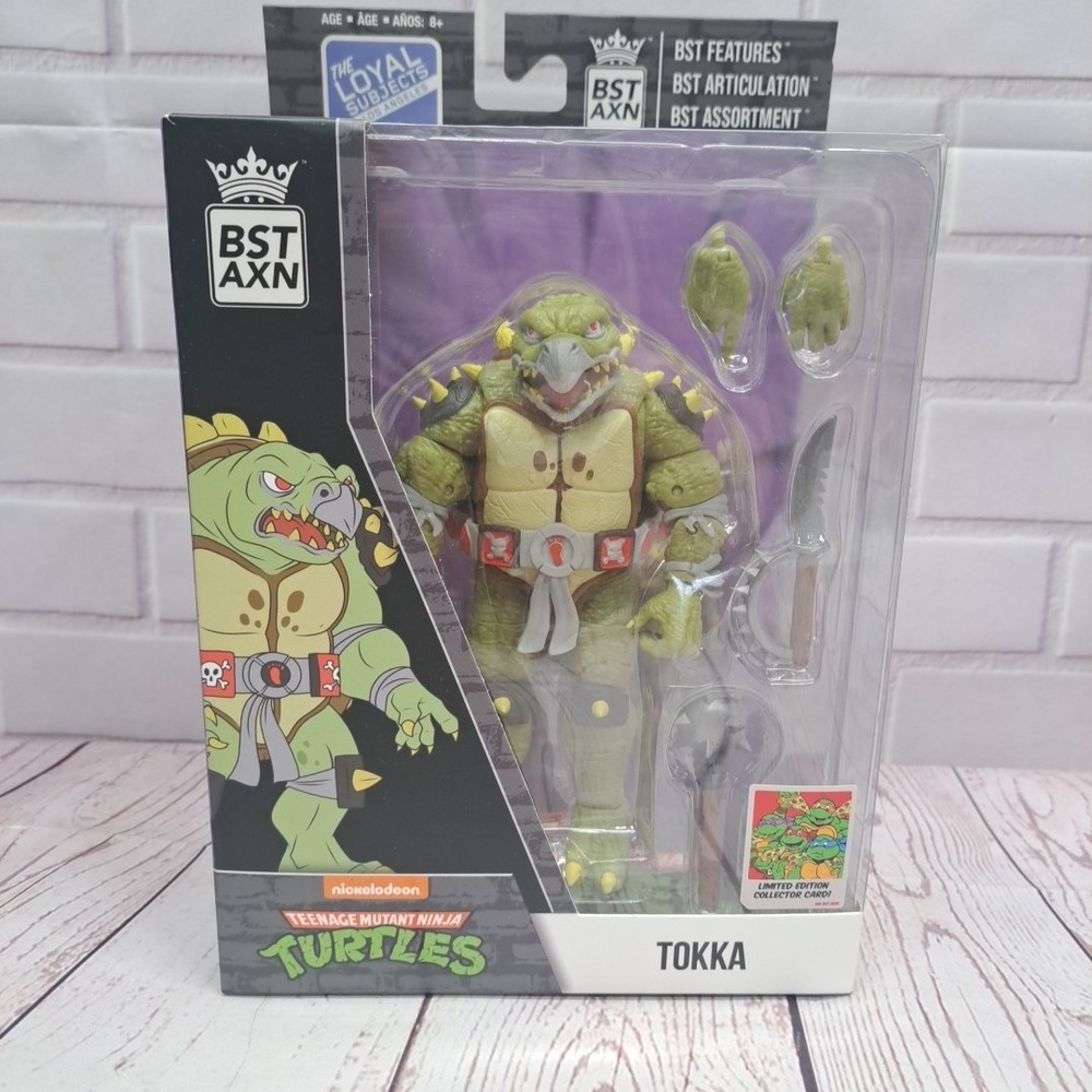 TMNT Tokka Teenage Mutant Ninja Turtles BST AXN  Action Figure NEW Sealed Box